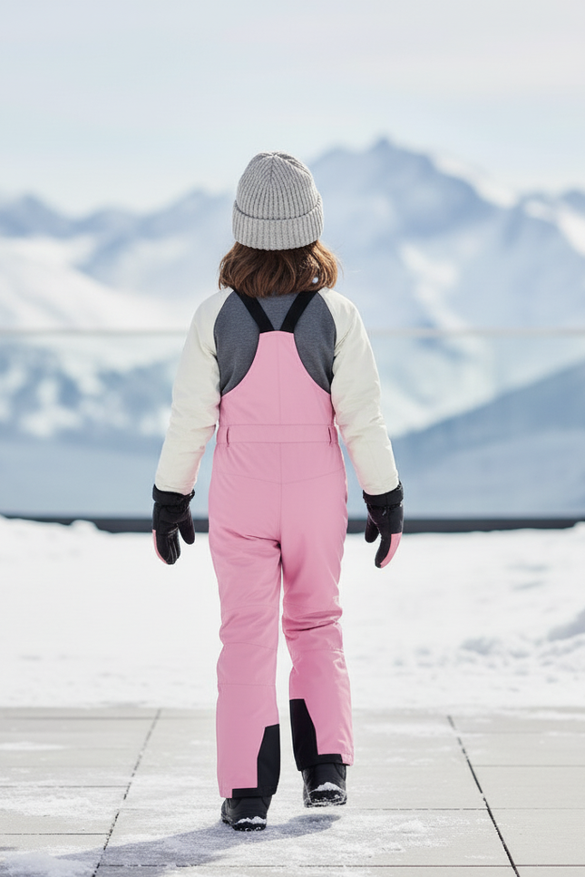 Pantalon De Ski Enfant Fille - Rose Polyester - vue 2