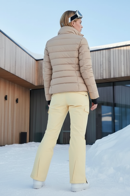Pantalon De Ski Large Femme - Jaune Polyester - vue 2