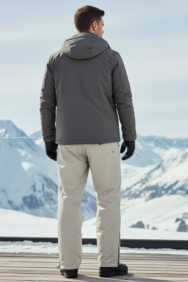 Pantalon De Ski Randonnée Homme - Beige Polyester - vue 2