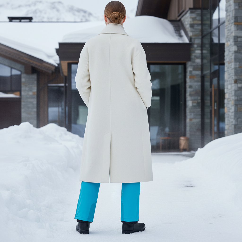 Pantalon De Ski Turquoise Imperméable Coupe Droite Femme - Bleu Polyester - vue 2