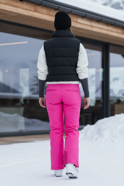 Pantalon De Ski Rose Fuschia Imperméable Femme Chaud - Polyester - vue 2