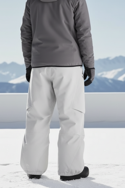 Pantalon De Ski Cargo - Gris Polyester - vue 2