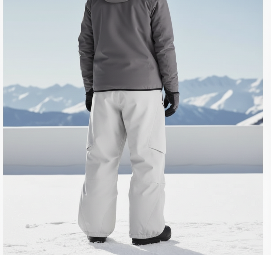 Pantalon De Ski Cargo - Gris Polyester - vue 2