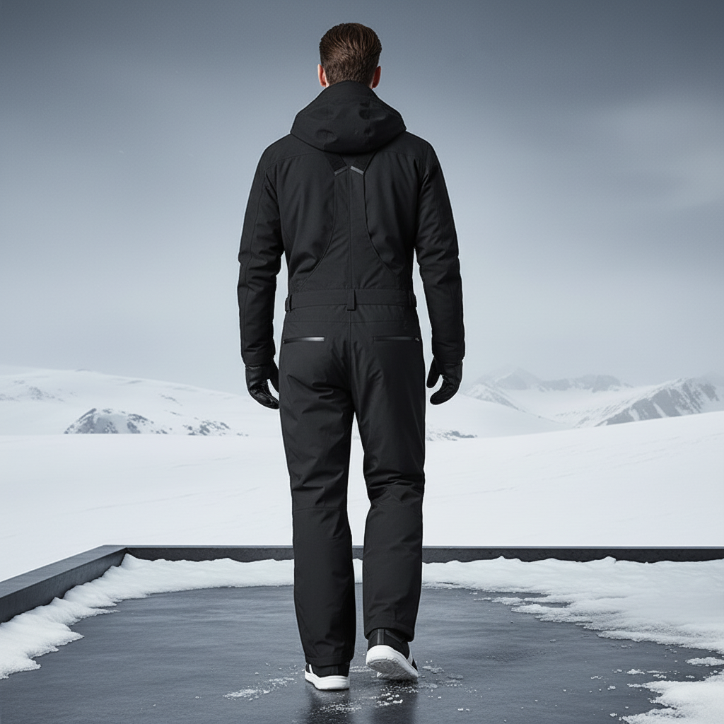 Pantalon Et Veste De Ski - Noir Polyester - vue 2