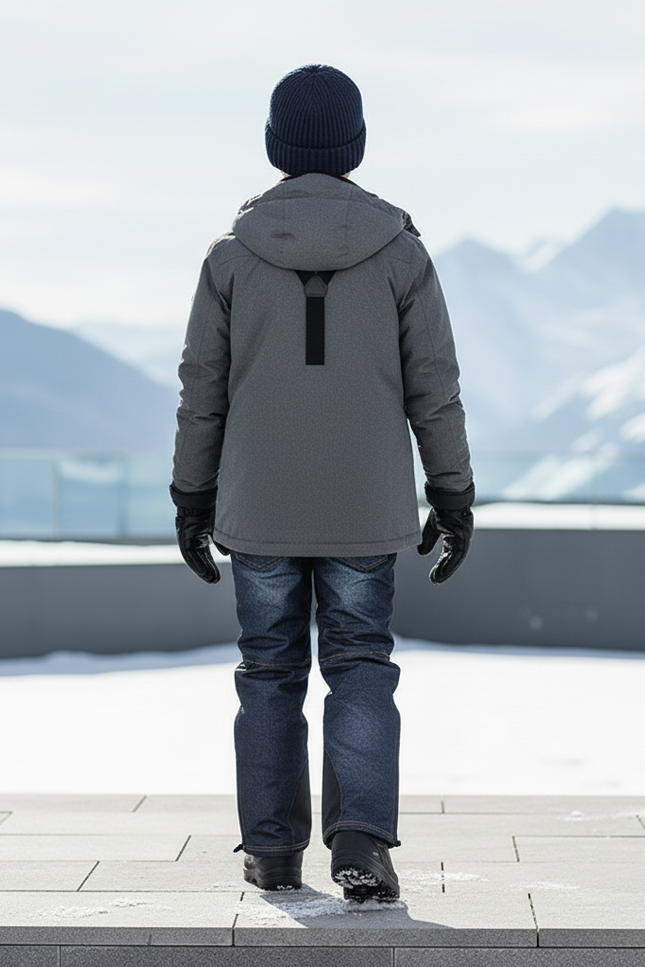 Pantalon De Ski Effet Jean - Marine - vue 2