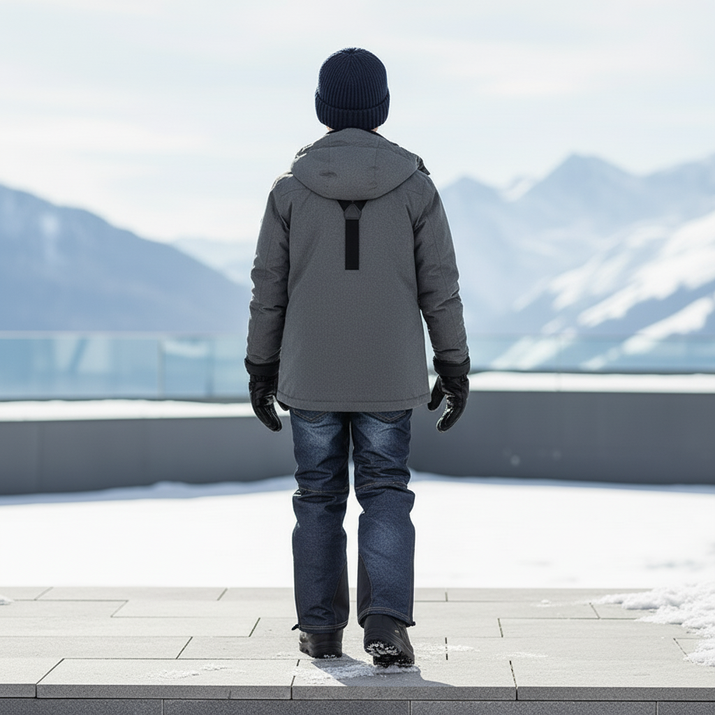 Pantalon De Ski Effet Jean - Marine - vue 2