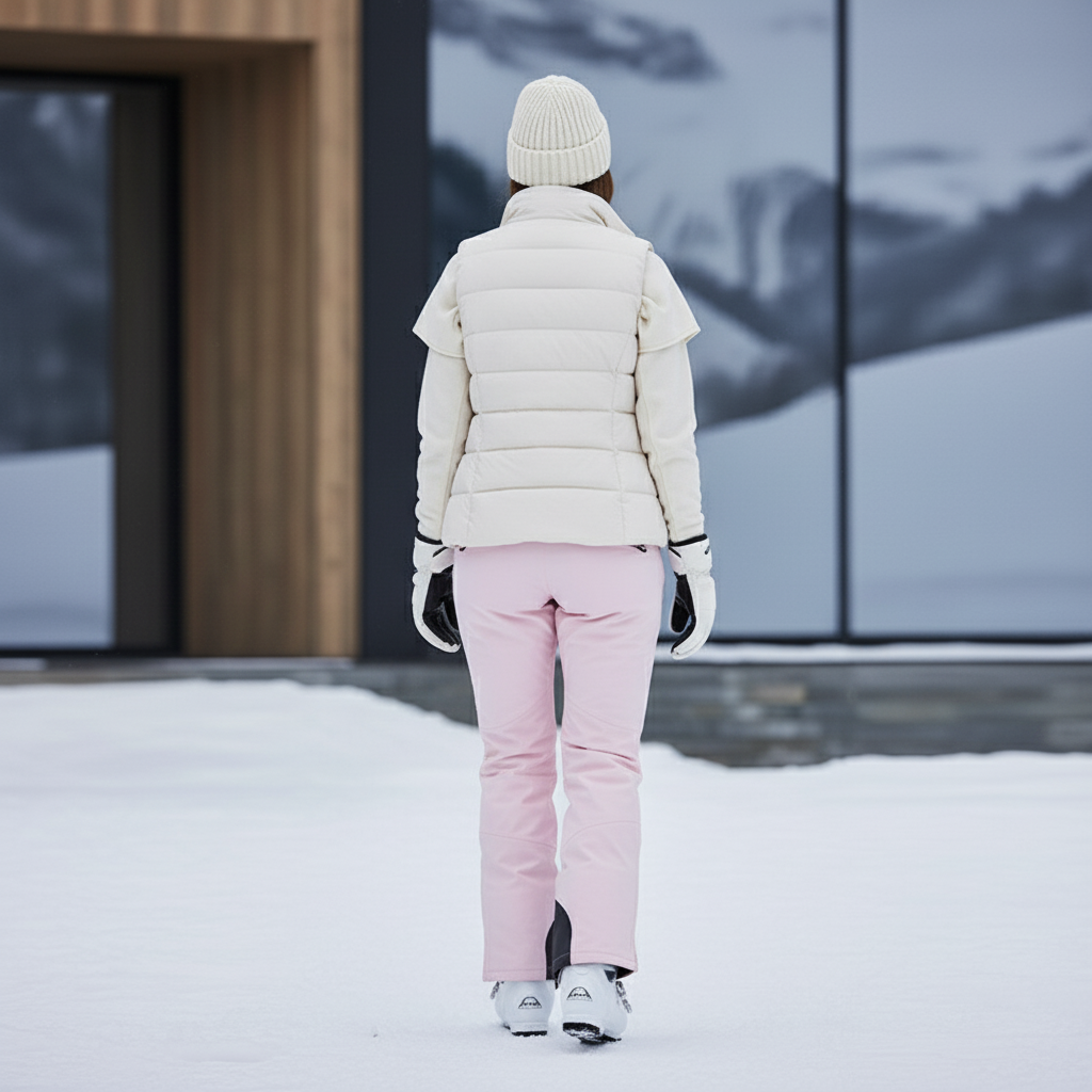 Pantalon De Ski Bd8c - Rose Polyester - vue 2