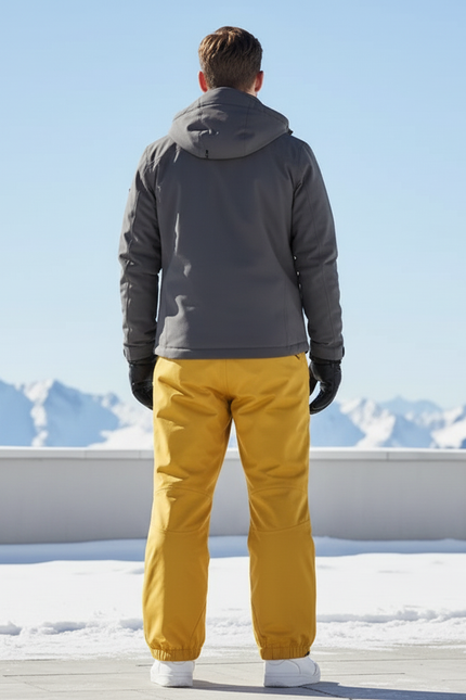 Pantalon De Ski Jaune - Polyester - vue 2