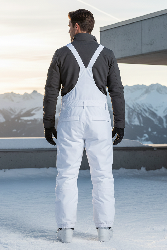 Pantalon De Ski Chaud - Blanc Polyester - vue 2