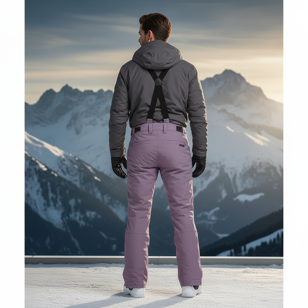 Pantalon De Ski Violet - Polyester - vue 2