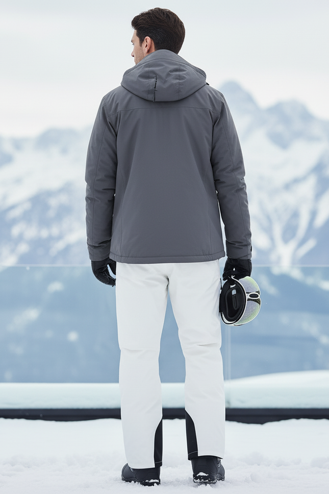 Pantalon De Ski Blanc Homme - Polyester - vue 2