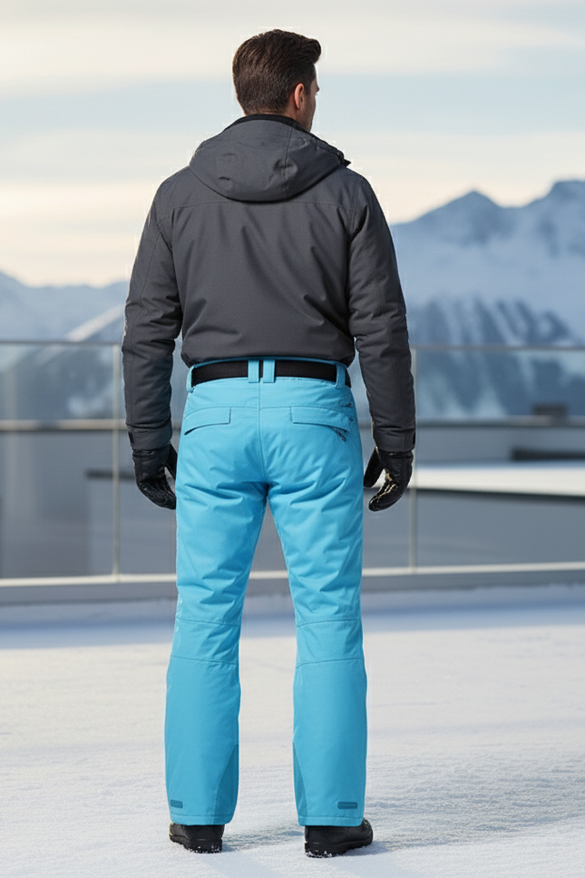 Pantalon De Ski Bleu Clair - Polyester - vue 2