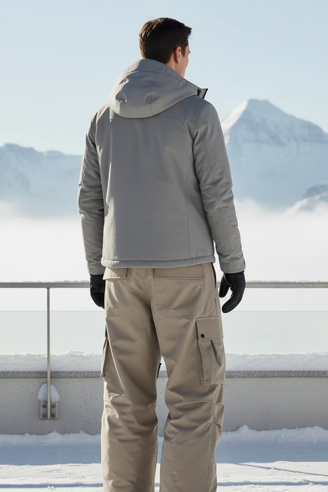 Pantalon De Ski Freeride Homme - Beige Polyester - vue 2
