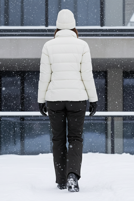 Pantalon De Ski Femme Noir Chaud Imperméable Hiver - Kaki Polyester - vue 2