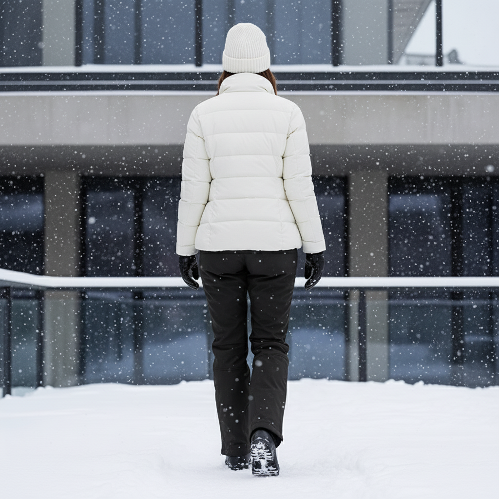 Pantalon De Ski Femme Noir Chaud Imperméable Hiver - Kaki Polyester - vue 2
