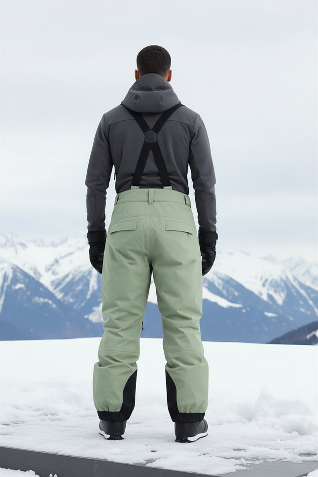 Pantalon De Ski Vert Homme - Polyester - vue 2