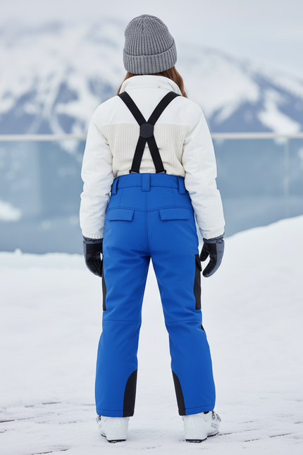 Pantalon De Ski Junior - Bleu Polyester - vue 2