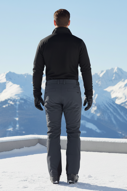 Pantalon De Ski Softshell Homme - Gris Polyester - vue 2