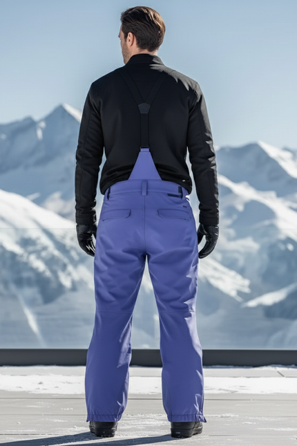 Pantalon De Ski Violet Ample Imperméable Respirant Homme - Polyester - vue 2
