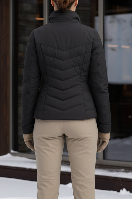 Pantalon De Ski Beige Slim Imperméable Chaud Femme - Polyester - vue 2