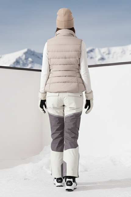 Pantalon De Ski Femme Bicolore Cargo Imperméable Chaud - Multicolore Polyester - vue 2