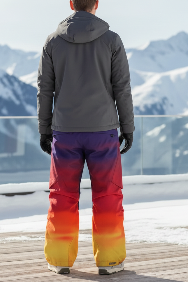 Pantalon De Ski Multicolore - Polyester - vue 2