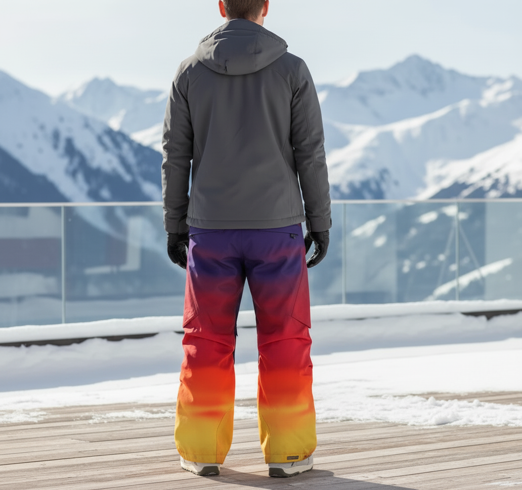Pantalon De Ski Multicolore - Polyester - vue 2