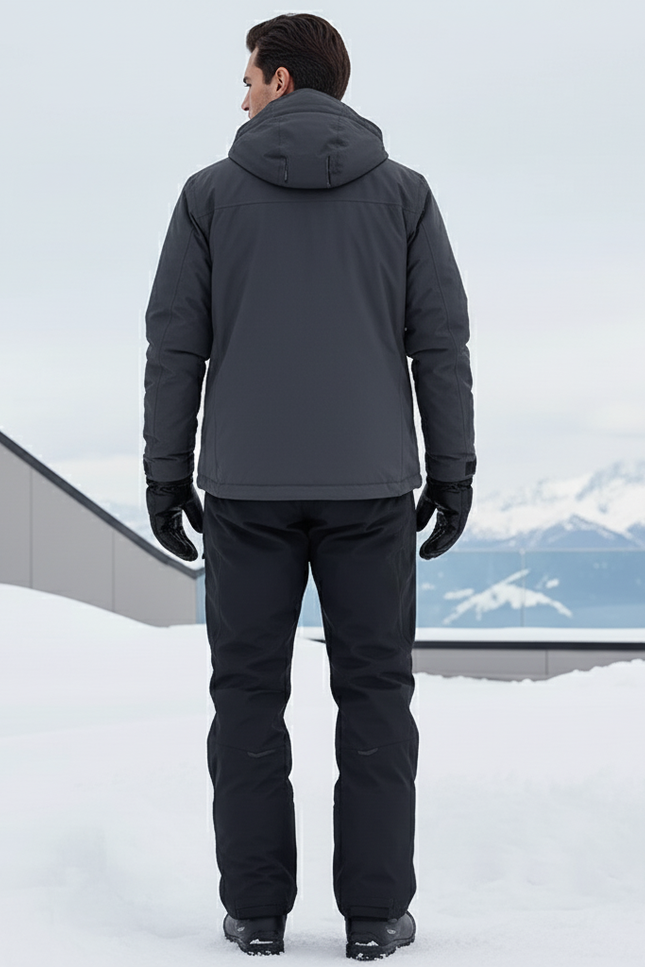 Pantalon De Ski Homme Noir - Polyester - vue 2