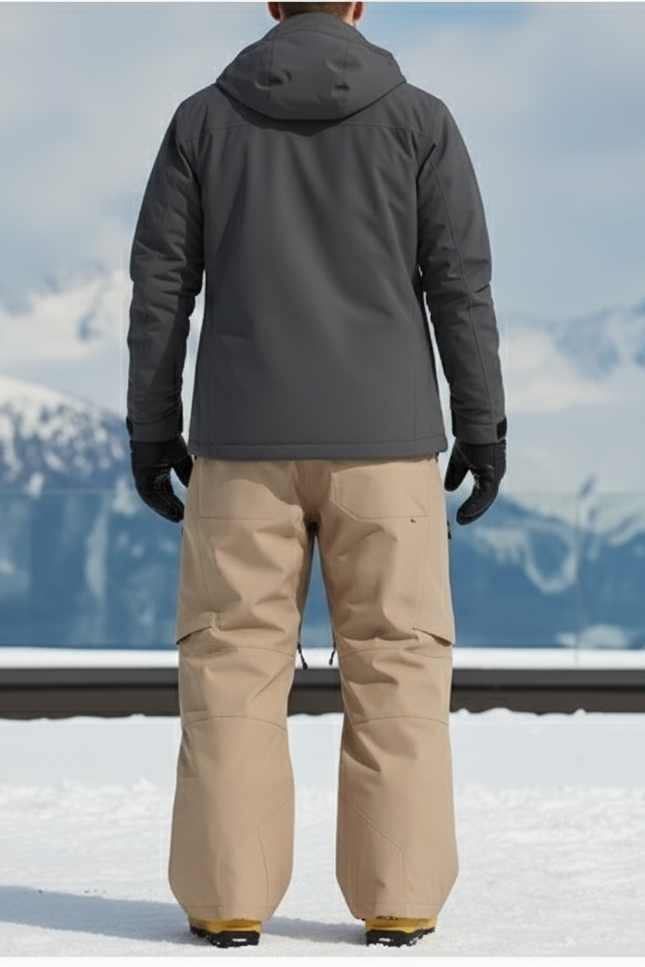 Pantalon De Ski Beige Homme - Polyester - vue 2