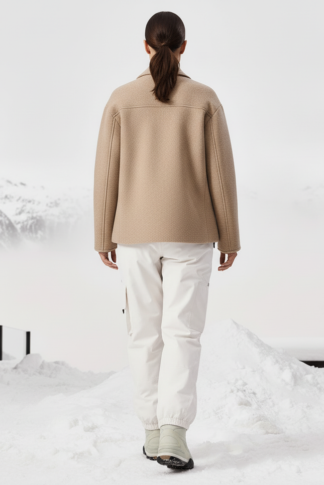 Pantalon De Ski Blanc Ample Étanche Hiver Femme - Polyester - vue 2