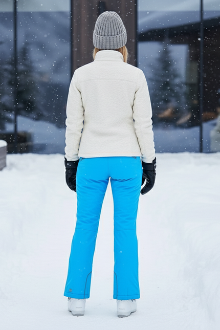 Pantalon De Ski Bleu Turquoise Imperméable Femme Chaud - Polyester - vue 2