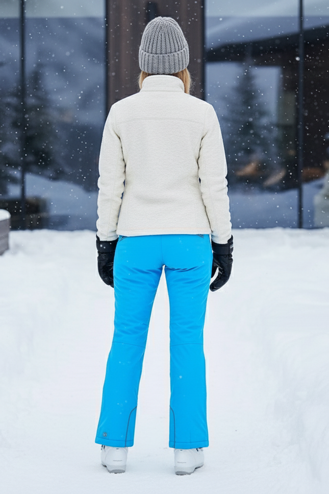 Pantalon De Ski Bleu Turquoise Imperméable Femme Chaud - Polyester - vue 2