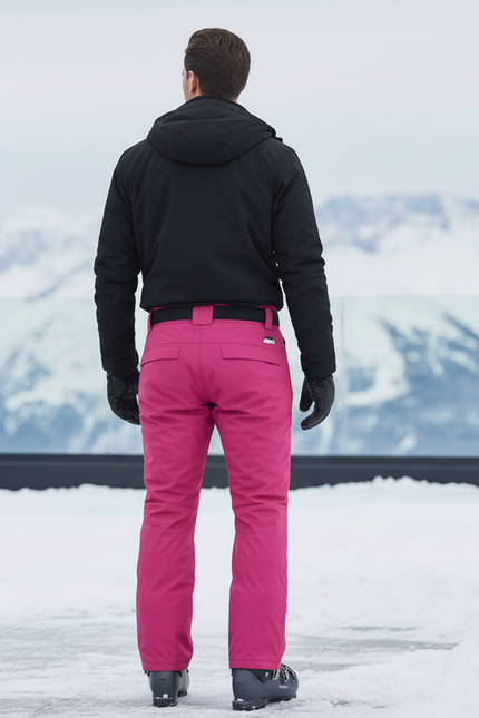 Pantalon De Ski Fushia - Rose Polyester - vue 2
