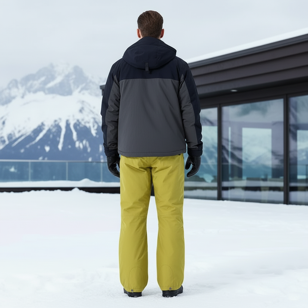 Pantalon De Ski Kaki - Polyester - vue 2