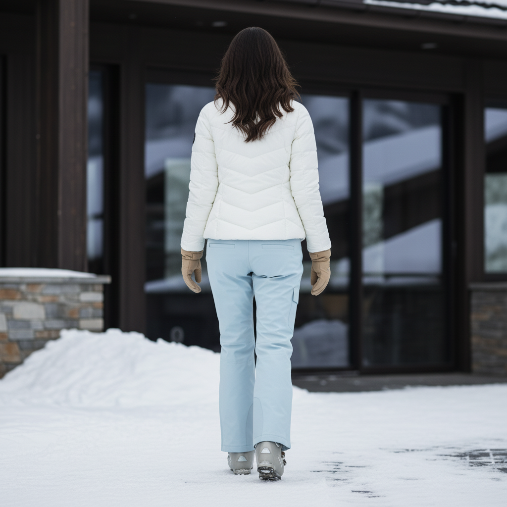 Pantalon De Ski Femme Technique - Bleu Polyester - vue 2