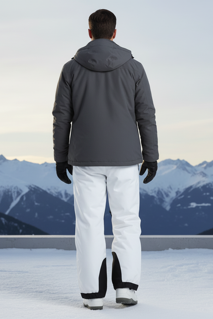 Pantalon Blanc De Ski - Polyester - vue 2