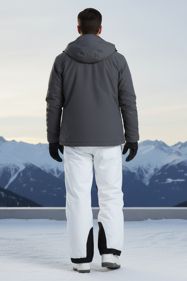 Pantalon Blanc De Ski - Polyester - vue 2