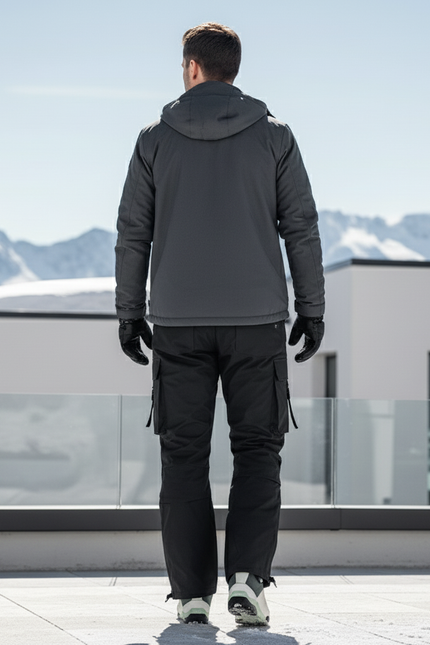 Pantalon De Ski 7528 - Noir Polyester - vue 2