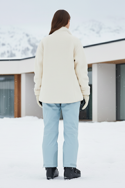 Pantalon De Ski Bleu Ciel Cargo Imperméable Femme Hiver - Polyester - vue 2