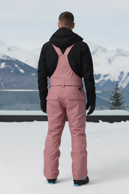 Pantalon De Ski Rose Salopette Imperméable Unisexe - Polyester - vue 2