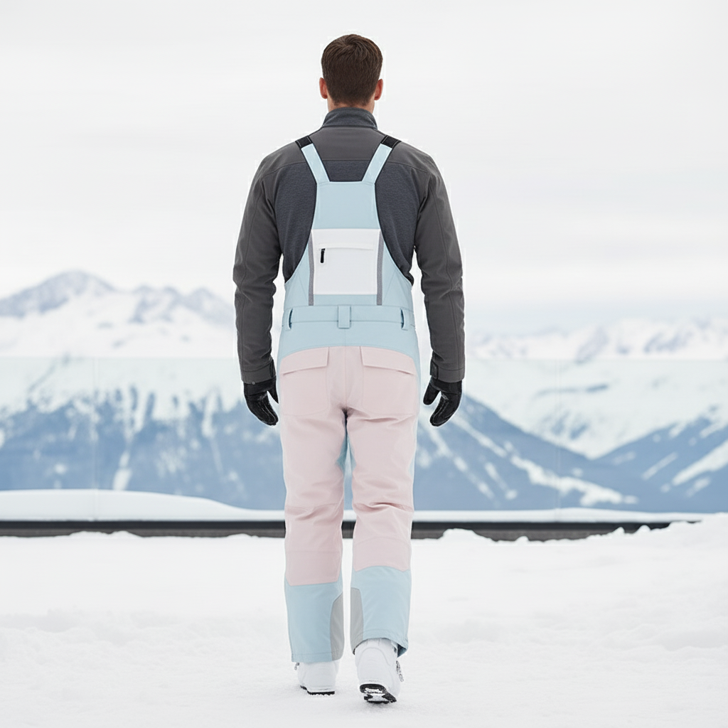 Pantalon De Ski Coloré - Multicolore Polyester - vue 2