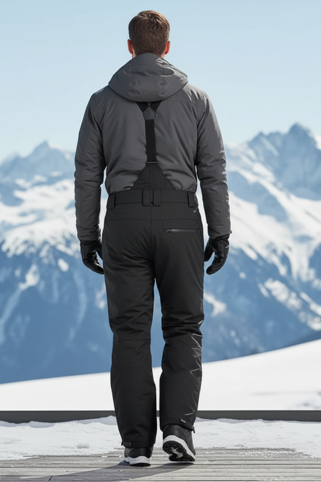 Pantalon De Ski 968b - Noir Polyester - vue 2