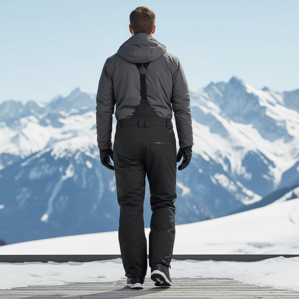 Pantalon De Ski 968b - Noir Polyester - vue 2