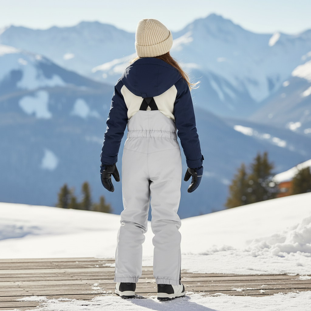 Pantalon De Ski Argenté - Polyester - vue 2