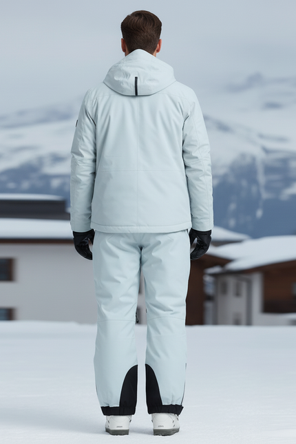 Veste Et Pantalon De Ski Homme - Bleu Polyester - vue 2