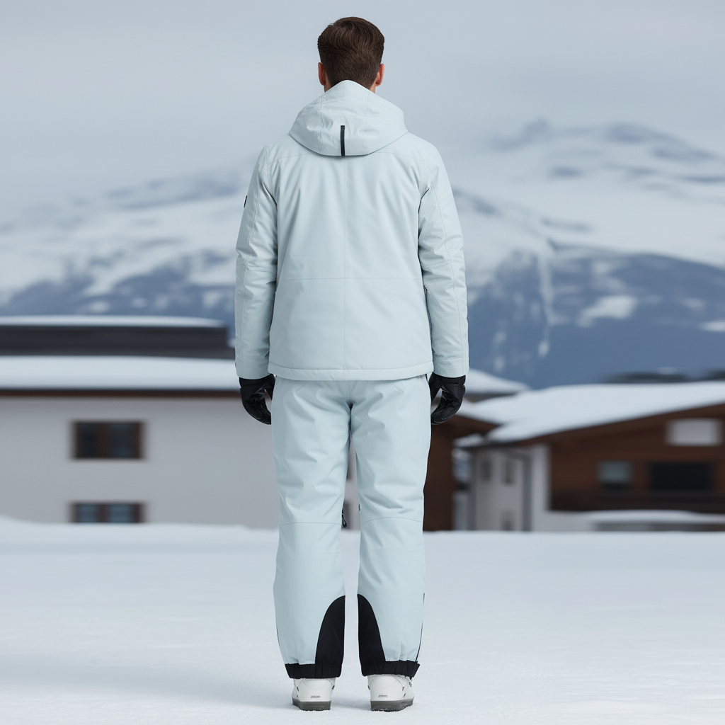 Veste Et Pantalon De Ski Homme - Bleu Polyester - vue 2