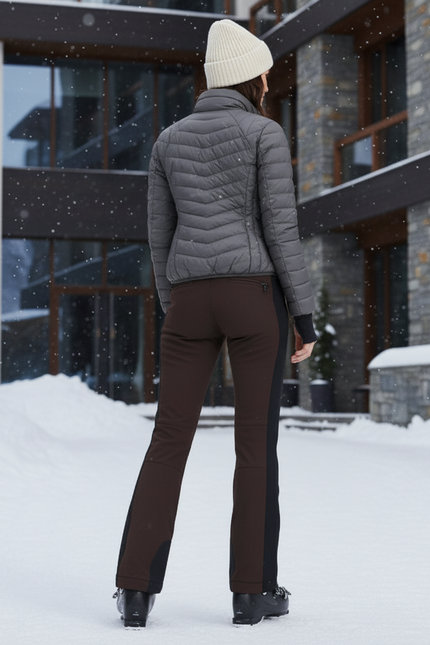 Ensemble Veste Et Pantalon De Ski Femme - Marron Polyester - vue 2