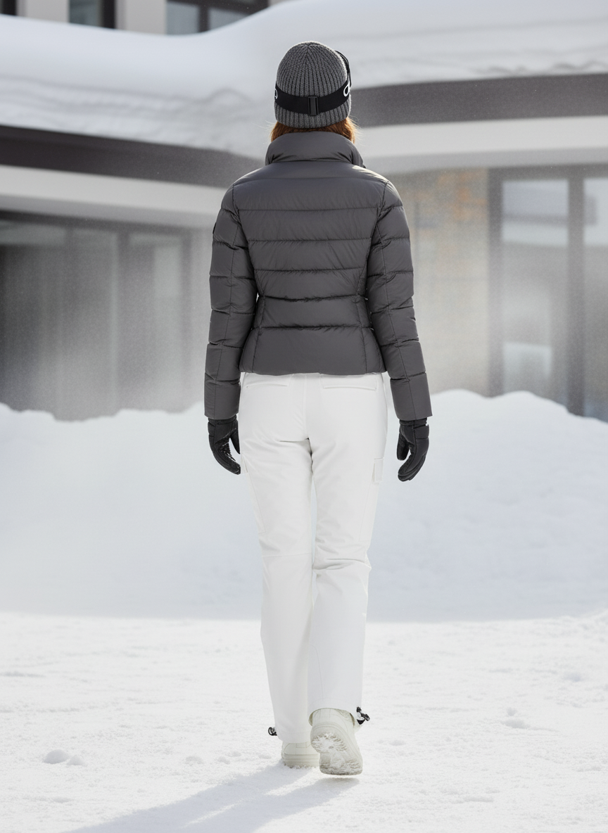 Pantalon De Ski Blanc Cargo Imperméable Femme Hiver - Polyester - vue 2