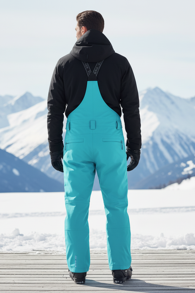 Pantalon De Ski Turquoise - Bleu Polyester - vue 2
