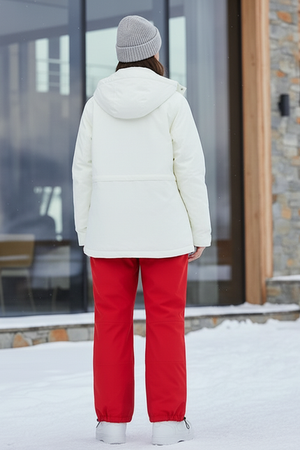 Pantalon De Ski Rouge Ample Imperméable Sport Hiver - Polyester - vue 2